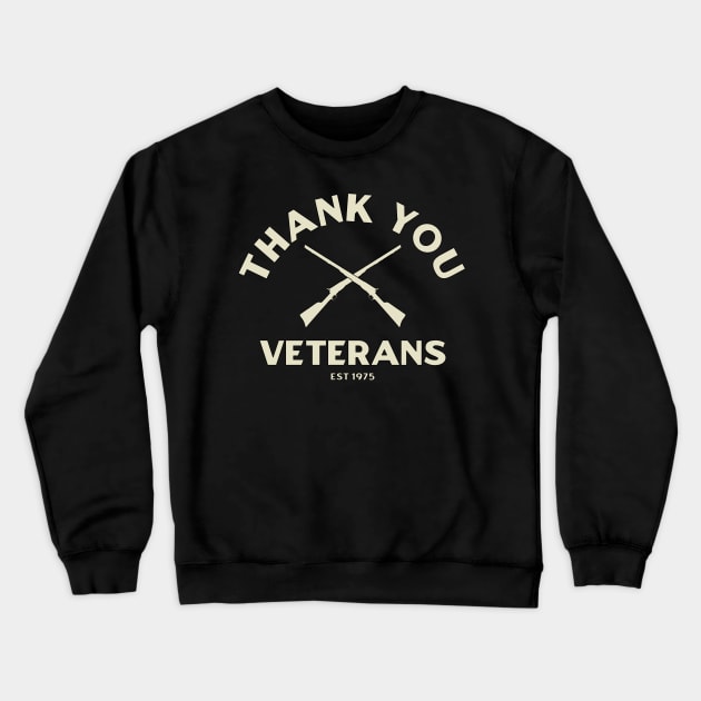 Thank You Veterans Crewneck Sweatshirt by dentikanys